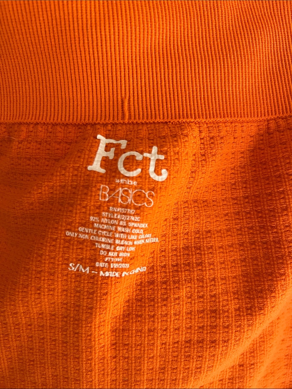 FCT Basics Bike Shorts Ribbed - Picture 2 of 3
